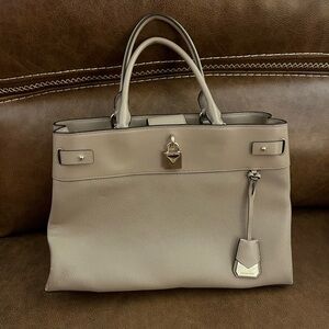 MICHAEL Michael Kors taupe  Leather Tote